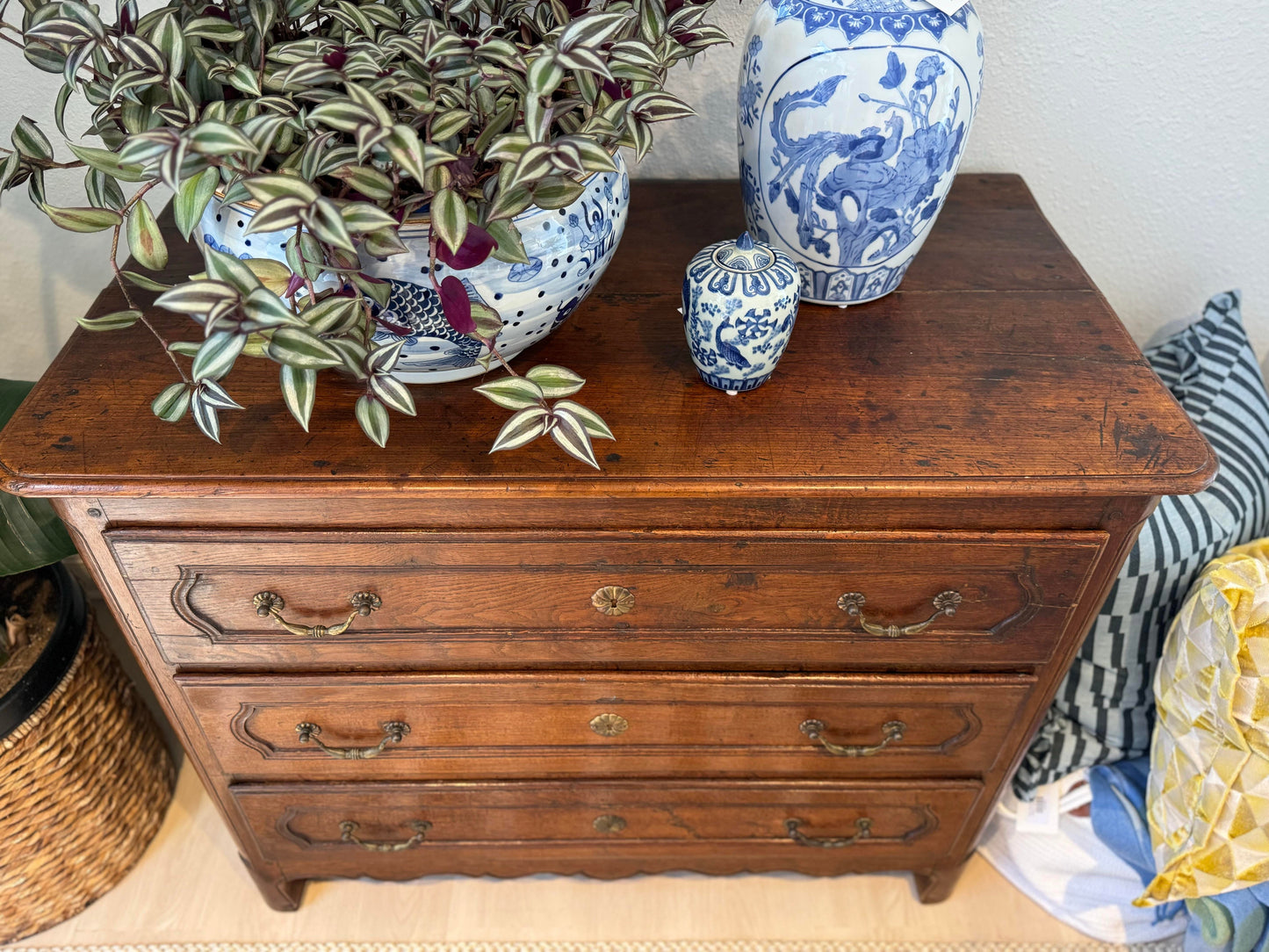 19th Century Louis XV Walnut Commode