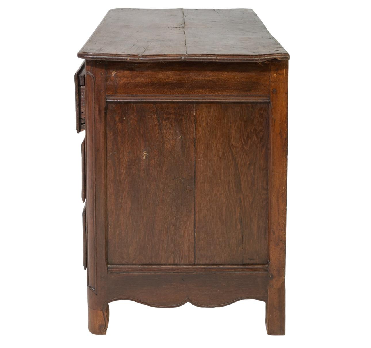 19th Century Louis XV Walnut Commode