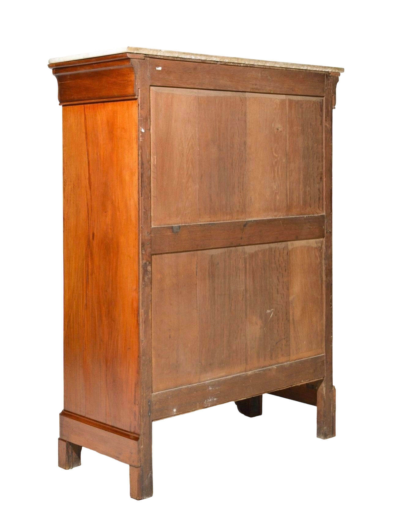 Louis Philippe Marble Top Cabinet