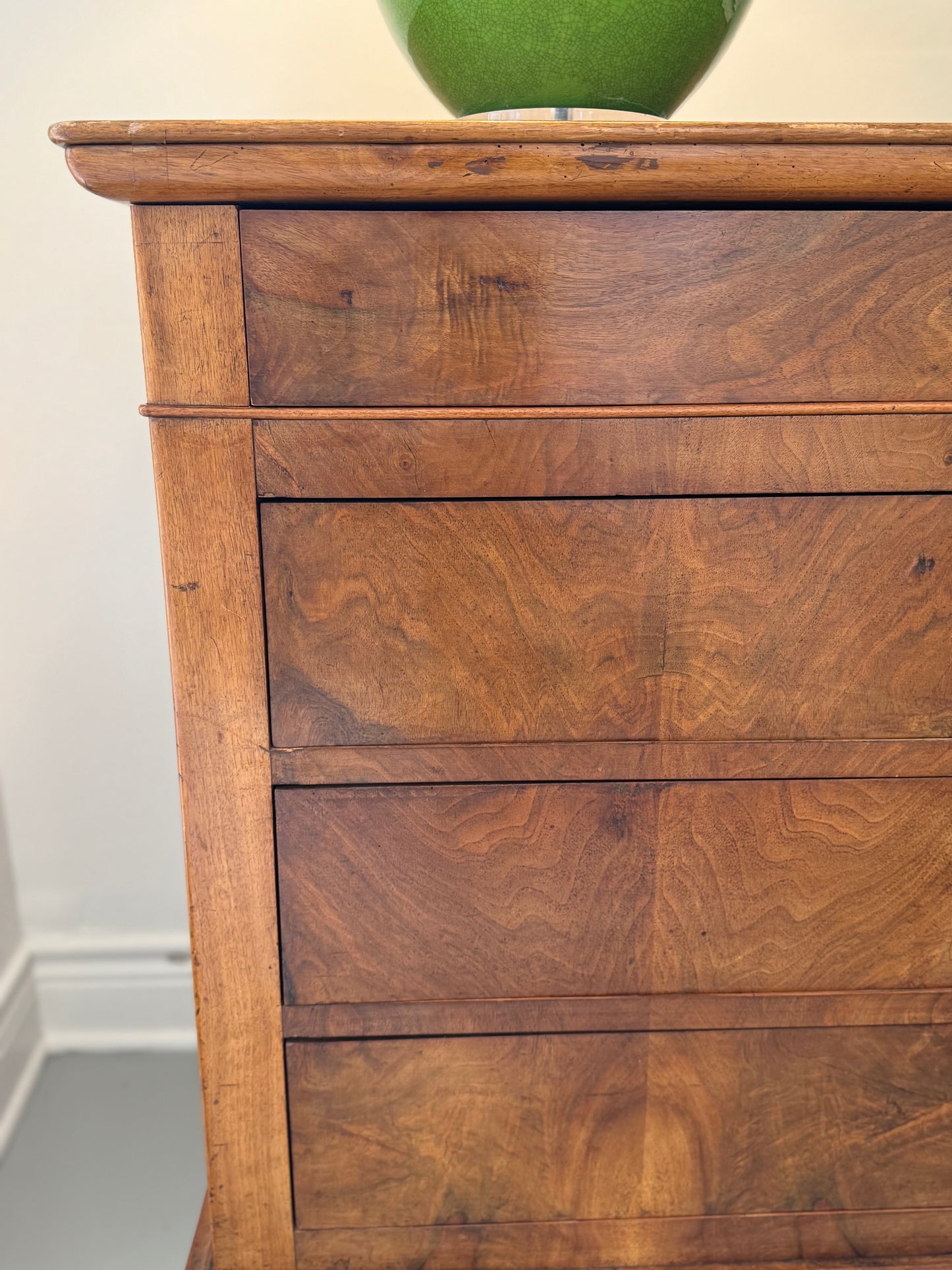 19th Century French Louis Philippe Walnut Commode