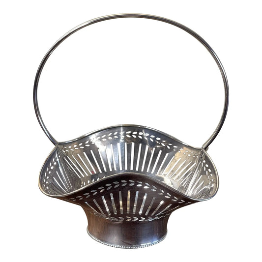 Early 20th Century French 800g Silver Basket